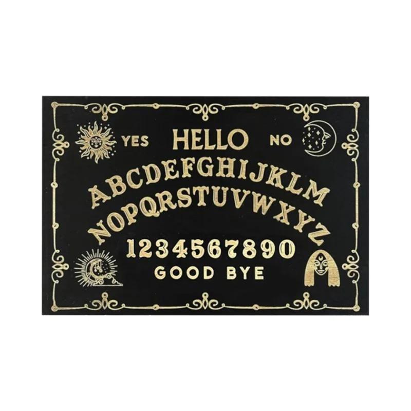 OUIJA blacklブラックメタル Placa Ouija Black Magic Da Marca De Bebidas Alcoólicas E Car